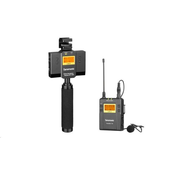 Saramonic UwMic9 Kit12 profi telefon UHF mikrofon szett csíptetős mikrofonnal
