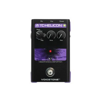 TC Helicon VoiceTone X1 megafon/torzító pedál