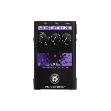 TC Helicon VoiceTone X1 megafon/torzító pedál