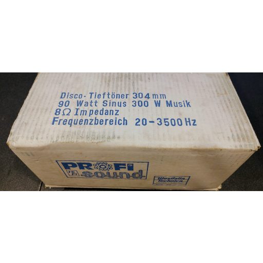 Westfalia Technica 12"-os (30cm) mélysugárzó 300W