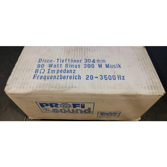 Westfalia Technica 12"-os (30cm) mélysugárzó 300W