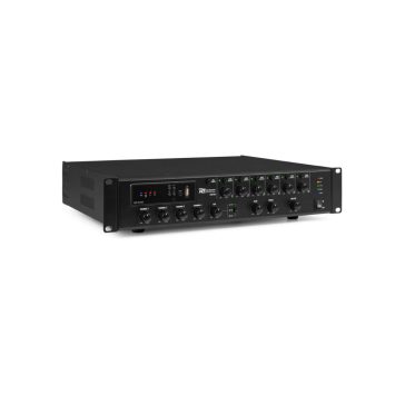   Power Dynamics PMP480 4 csatornás/6 zónás 100V erősítő (480W)+Bluetooth + FM + MP3