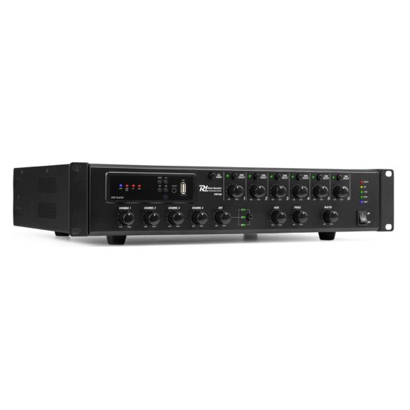 Power Dynamics PMP480 4 csatornás/6 zónás 100V erősítő (480W)+Bluetooth + FM + MP3 Power Dynamics PMP480 4 csatornás/6 zónás 100V erősítő (480W)+Bluetooth + FM + MP3