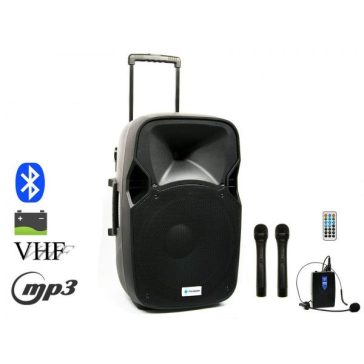Thunder ACCU-15 PLUS akkus hangfal 800W (3db mikrofonnal)