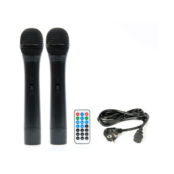 Thunder ACCU-08 300W akkumulátoros hordozható hangfal (2xMik + MP3 + Bluetooth + FM) Thunder ACCU-08 300W akkumulátoros hordozható hangfal (2xMik + MP3 + Bluetooth + FM)
