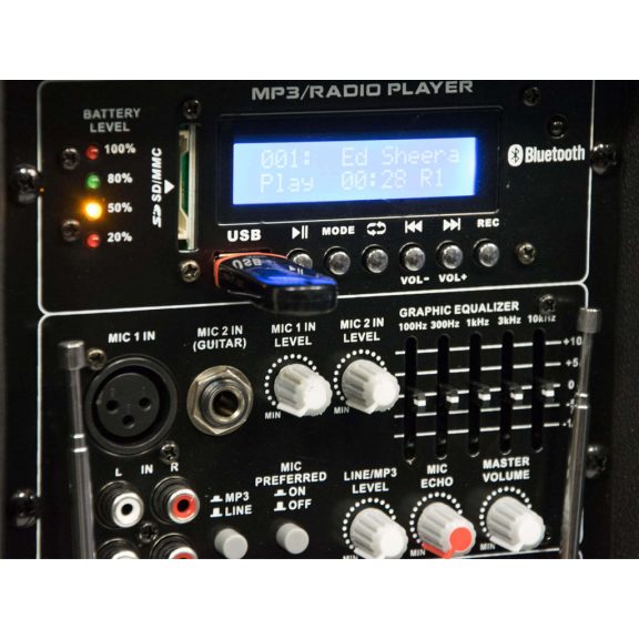 Thunder ACCU-12 akkus hangfal 600W