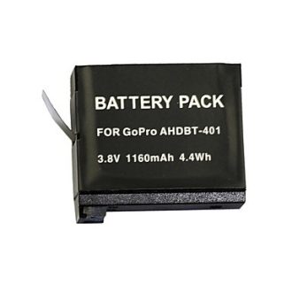 GoPro AHDBT-401 utángyártott akku (HERO4 HERO-4)
