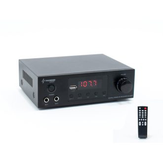   Thunder AHK-320BT karaoke hifi erősítő 2x100W (Optikai, FM, Bluetooth)
