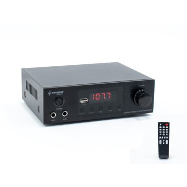   Thunder AHK-320BT karaoke hifi erősítő 2x100W (Optikai, FM, Bluetooth)