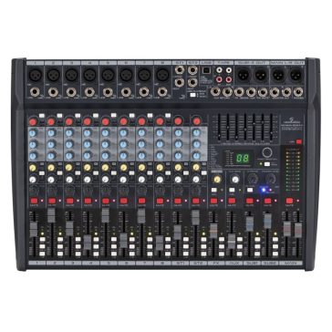   Soundsation ALCHEMIX 802UFX keverő 24-bit Digital Multi-Effekt , USB sztereó in/out hangkártyával
