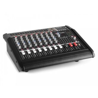   Vonyx AM8A 2x500W, 8 csatornás keverőerősítő + MP3 + Bluetooth + Effekt
