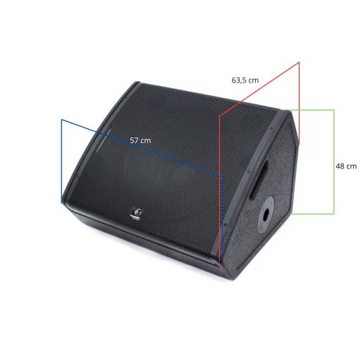 Thunder AM-15A 500/1000W (15″) aktív színpadi monitor hangfal