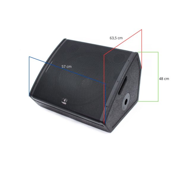 Thunder AM-15A 500/1000W (15″) aktív színpadi monitor hangfal