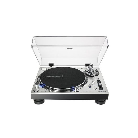Audio Technica AT-LP140XP Közvetlen hajtású professzionális lemezjátszó (ezüst)
