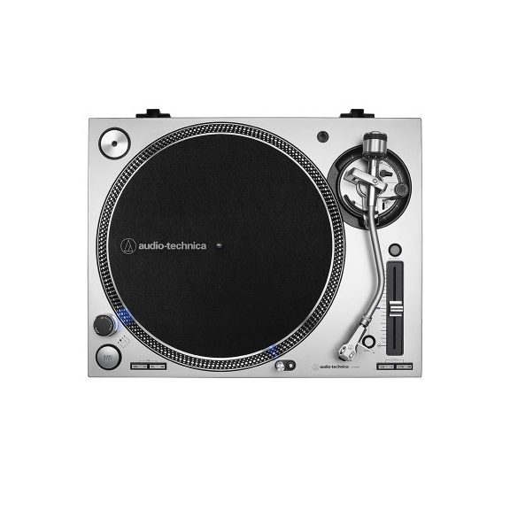 Audio Technica AT-LP140XP Közvetlen hajtású professzionális lemezjátszó (ezüst)