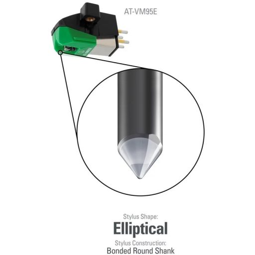 Audio Technica AT-VM95E Elliptikus lemezjátszó fej