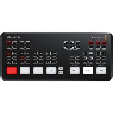   Blackmagic Design ATEM Mini PRO Live Stream audio-video keverő 4 csatornás HDMI