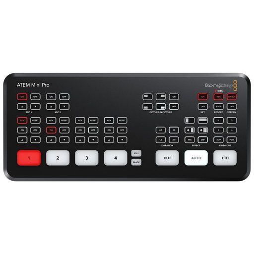 Blackmagic Design ATEM Mini PRO Live Stream audio-video keverő 4 csatornás HDMI