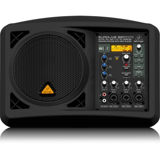 Behringer B207MP3 EUROLIVE aktív hangfal beépített keverővel