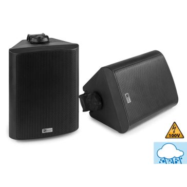   Power Dynamics BC65B (6,5″) Fali hangfal szett 2×45/150W, 8 Ohm/100V – fekete