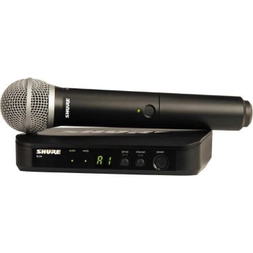   Shure BLX24E/PG58-H8E rádiós kézi mikrofon szett (Eredeti, hologrammal ellátott!)