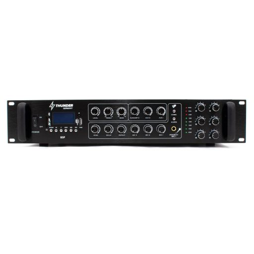 Thunder BSP400 6 csatornás / 6 zónás 100V ERŐSÍTŐ (400W) + Bluetooth + FM