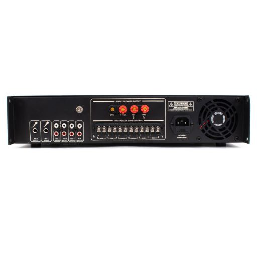 Thunder BSP500 6 csatornás / 6 zónás 100V ERŐSÍTŐ (500W) + Bluetooth + FM