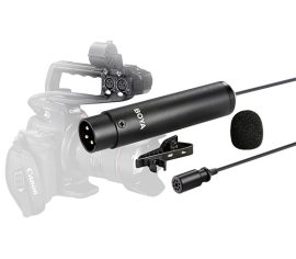 Boya BY-M4od mindenirányú XLR csíptetős mikrofon