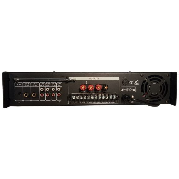 Castone CPA-500C végerősítő, 500W, Mp3, USB, Bluetooth, 6 zóna, 100V
