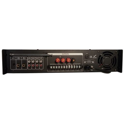 Castone CPA-650C végerősítő, 650W, Mp3, USB, Bluetooth, 6 zóna, 100V