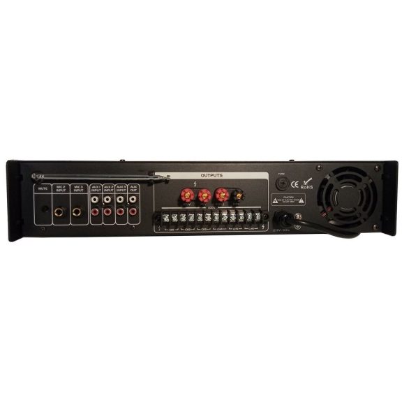 Castone CPA-650C végerősítő, 650W, Mp3, USB, Bluetooth, 6 zóna, 100V