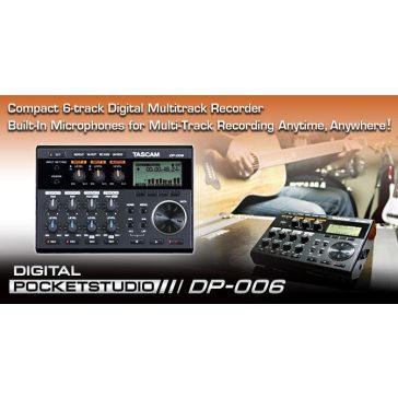 Tascam DP-006 digitális rögzítő