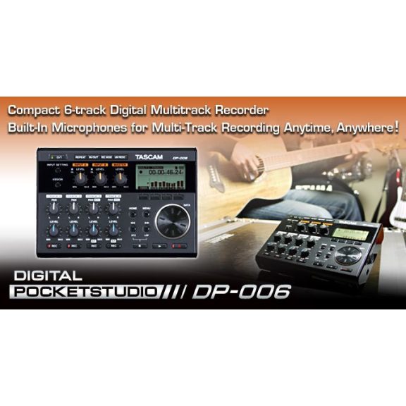 Tascam DP-006 digitális rögzítő Tascam DP-006 digitális rögzítő