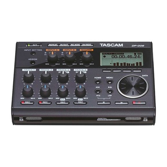 Tascam DP-006 digitális rögzítő Tascam DP-006 digitális rögzítő
