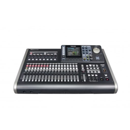 Tascam DP-24SD digitális 24 sávos munkaállomás/keverő, 8 sáv egyidejű felvétele