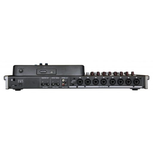 Tascam DP-24SD digitális 24 sávos munkaállomás/keverő, 8 sáv egyidejű felvétele
