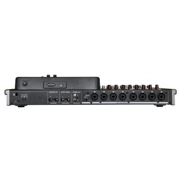 Tascam DP-24SD digitális 24 sávos munkaállomás/keverő, 8 sáv egyidejű felvétele