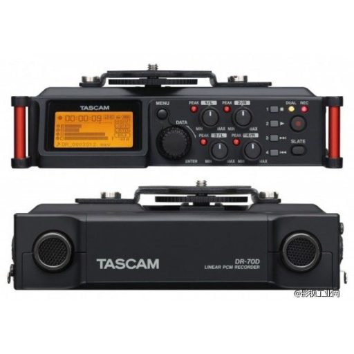 TASCAM DR-70D 4 csatornás rögzítő DSLR kamerákhoz 