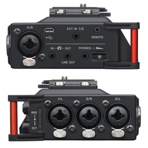 TASCAM DR-70D 4 csatornás rögzítő DSLR kamerákhoz 