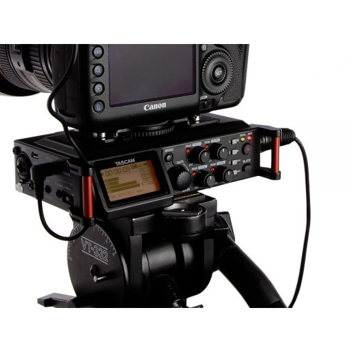 TASCAM DR-70D 4 csatornás rögzítő DSLR kamerákhoz 