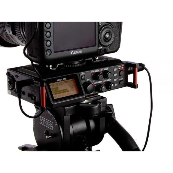 TASCAM DR-70D 4 csatornás rögzítő DSLR kamerákhoz TASCAM DR-70D 4 csatornás rögzítő DSLR kamerákhoz