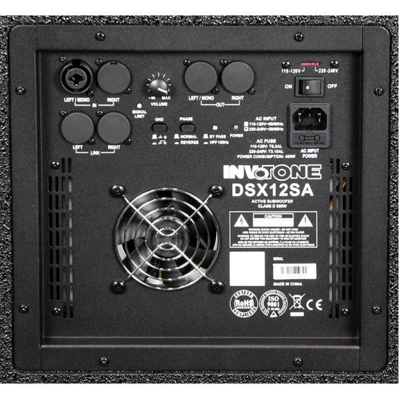 INVOTONE DSX12SA aktív mélysugárzó 12" 350W