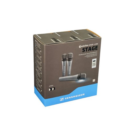 Sennheiser E835 3PACK mikrofon kapcsoló nélkül (3 év gar!)