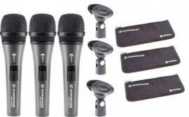 Sennheiser E835-S 3PACK mikrofon kapcsolóval (3 év gar!)