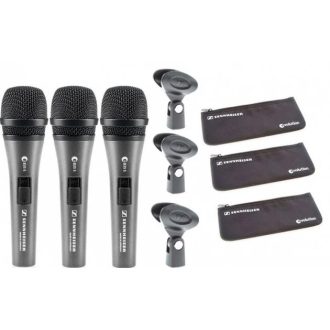Sennheiser E835-S 3PACK mikrofon kapcsolóval (3 év gar!)