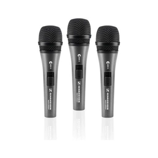Sennheiser E835-S 3PACK mikrofon kapcsolóval (3 év gar!)