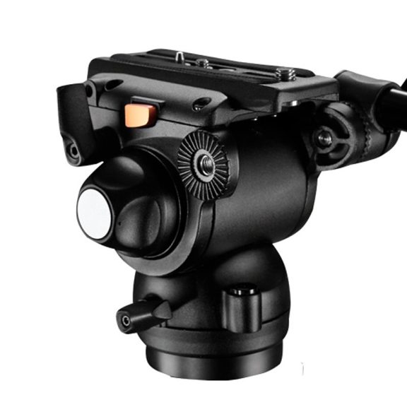 E-Image EG03A3 Tripod szett Flat Base Fluid fejjel