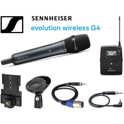 Sennheiser ew 135P G4-B kézi kamerás mikrofon szett