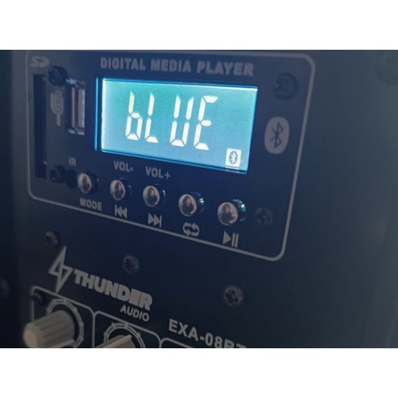 Thunder EXA-10BT 250/500W (10″) aktív hangfal (MP3 + Bluetooth + FM)