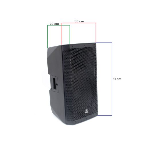 Thunder EXA-10BT 250/500W (10″) aktív hangfal (MP3 + Bluetooth + FM)